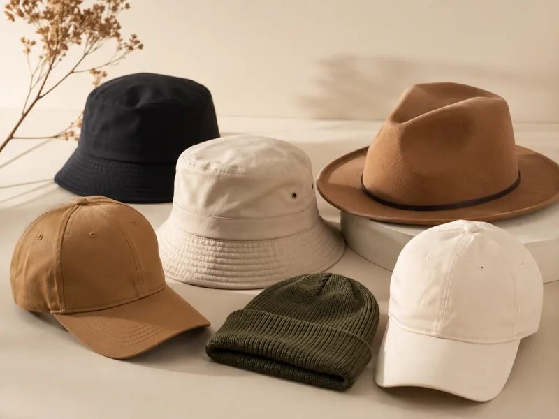 Caps and hats product example for apparel and accessories sourcing