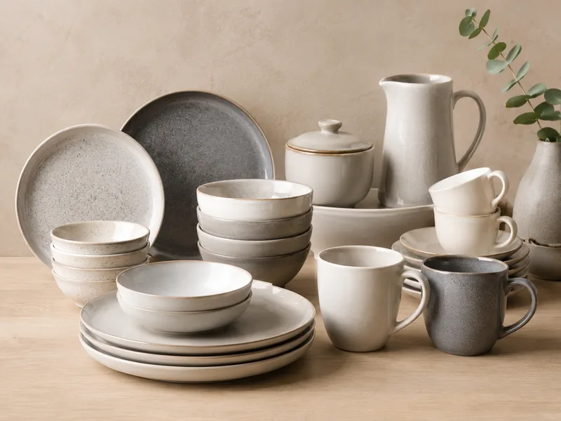 Ceramic tableware product example for kitchen and dining sourcing