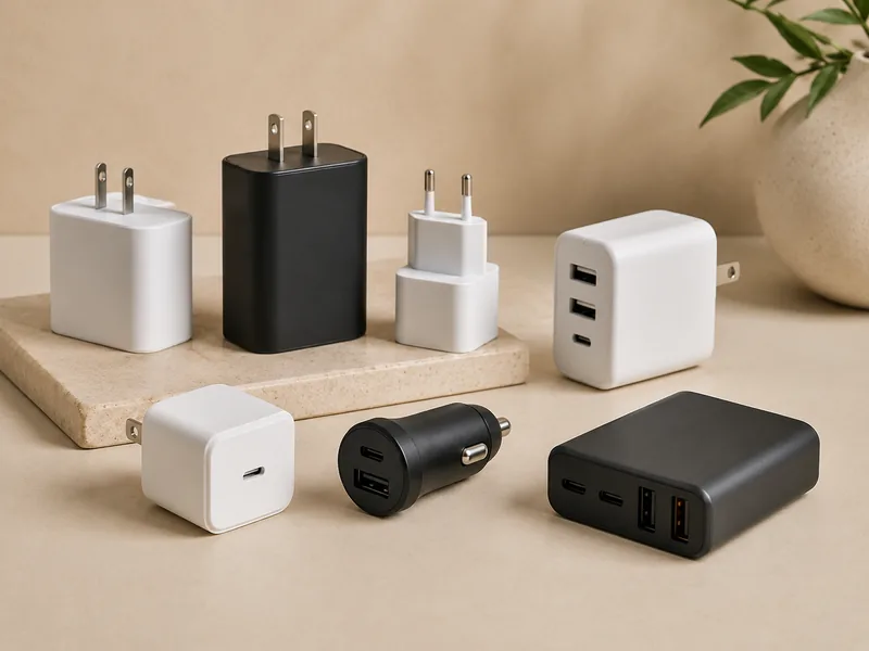 Chargers and adapters product example for electronics and accessories sourcing