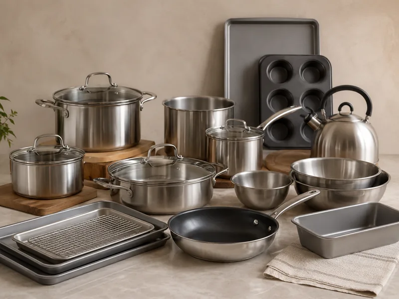 Cookware and bakeware product sourcing example for kitchen and dining