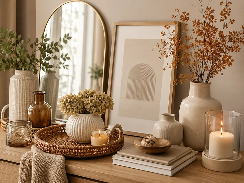Decor items product example for home and living sourcing