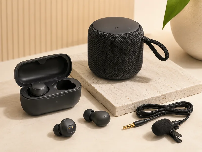 Earbuds and audio products example for electronics and accessories sourcing