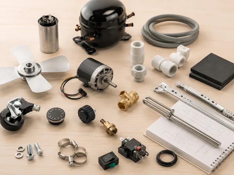 Equipment accessories product example for commercial equipment sourcing