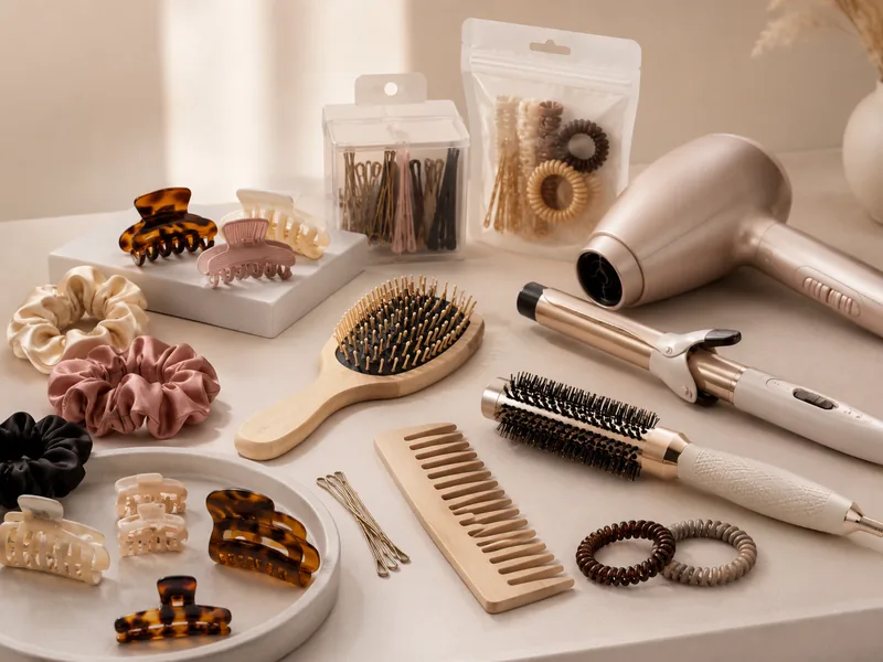 Hair accessories product example for beauty and personal care sourcing