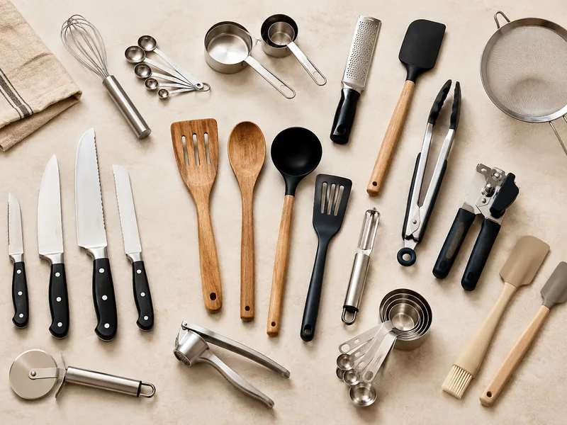 Kitchen tools and utensils product sourcing example for kitchen and dining