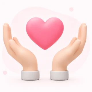 Support and care illustration