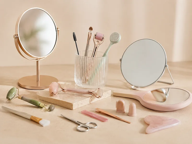 Mirrors and tools product example for beauty and personal care sourcing