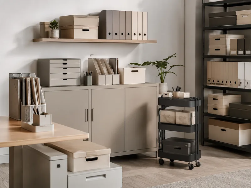 Office storage product example for commercial equipment sourcing