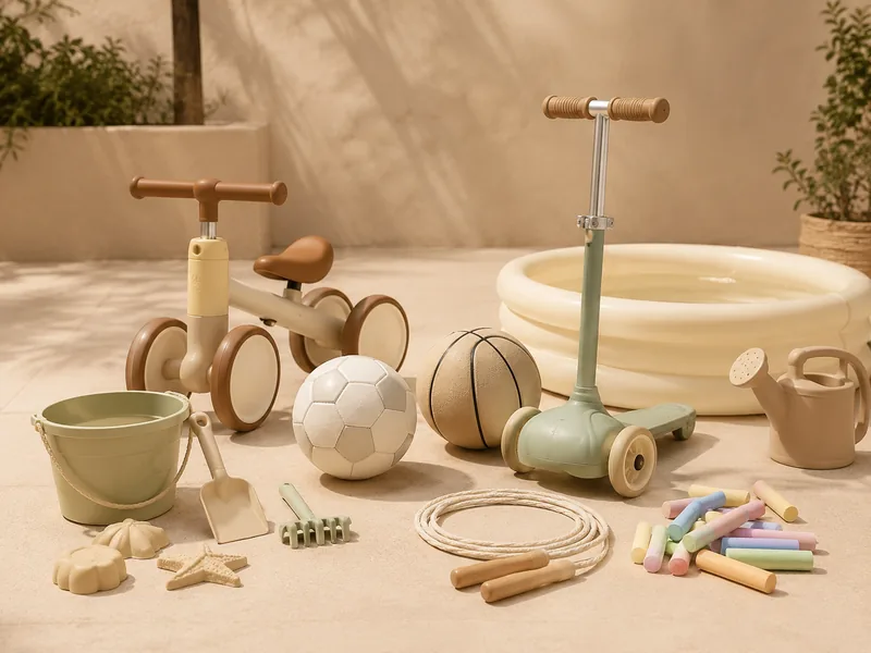 Outdoor play items product sourcing example for toys and baby products