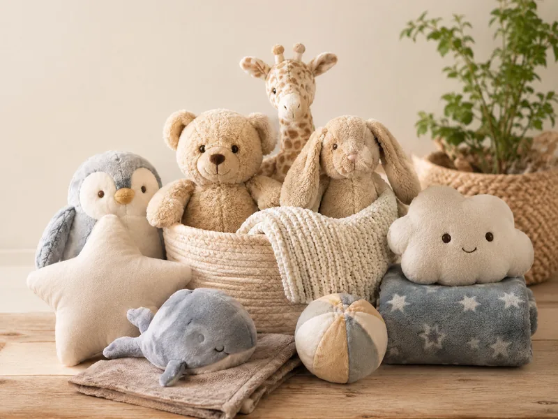 Plush products example for toys and baby products sourcing