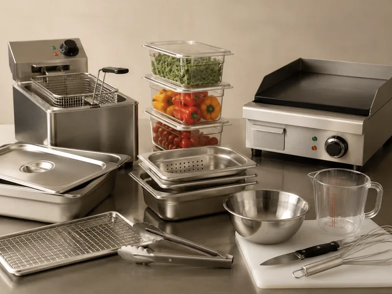 Restaurant equipment sourcing example for commercial equipment
