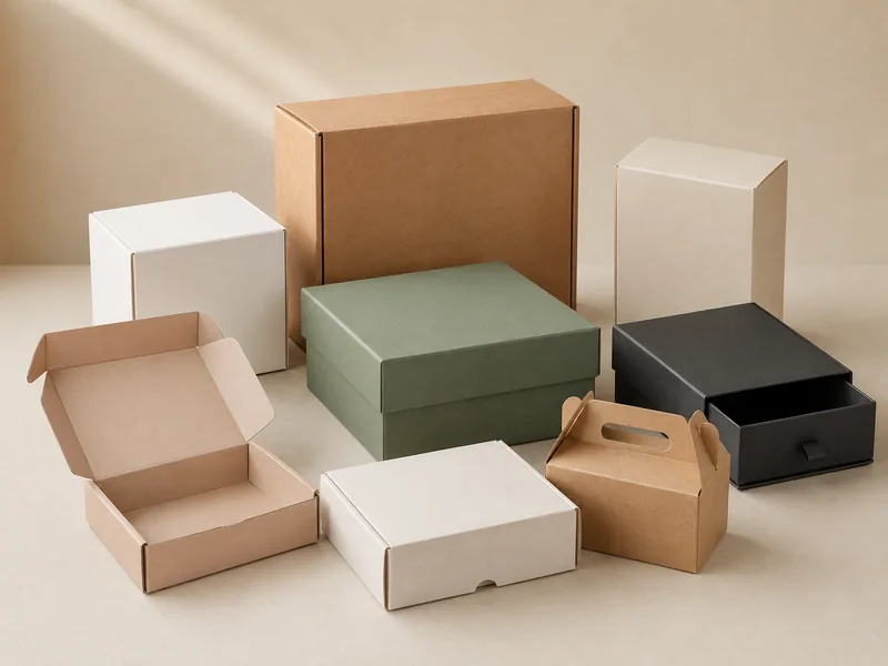 Retail boxes product sourcing example for packaging and private label products