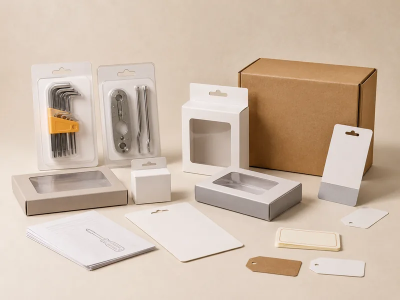 Retail packaging product example for tools and hardware sourcing