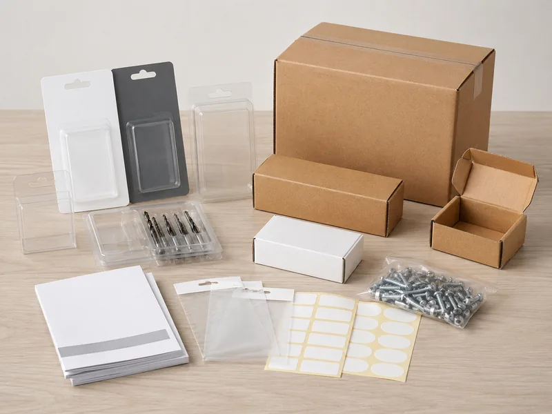 Retail packaging product sourcing example for tools and hardware