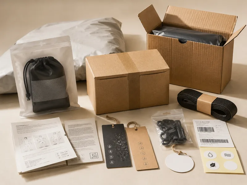 Retail packaging sourcing example for sports and outdoor products