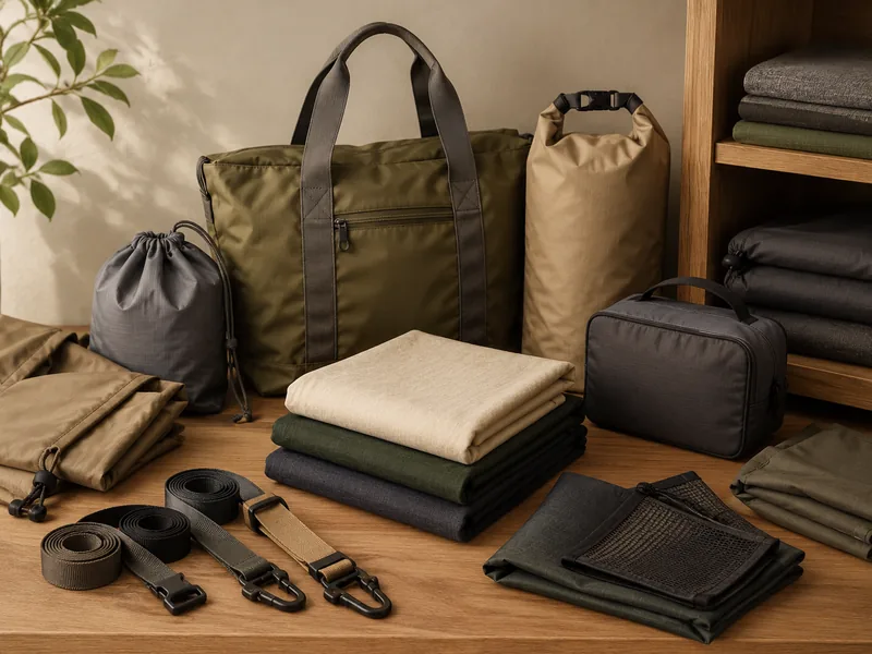 Textile items sourcing example for sports and outdoor products