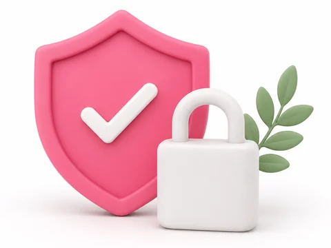Secure data protection illustration