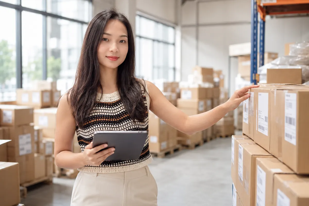 Kelsy coordinating packing and shipment handoff details